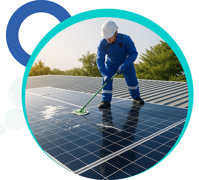 Reinigung von PV Modulen in Bad Kissingen