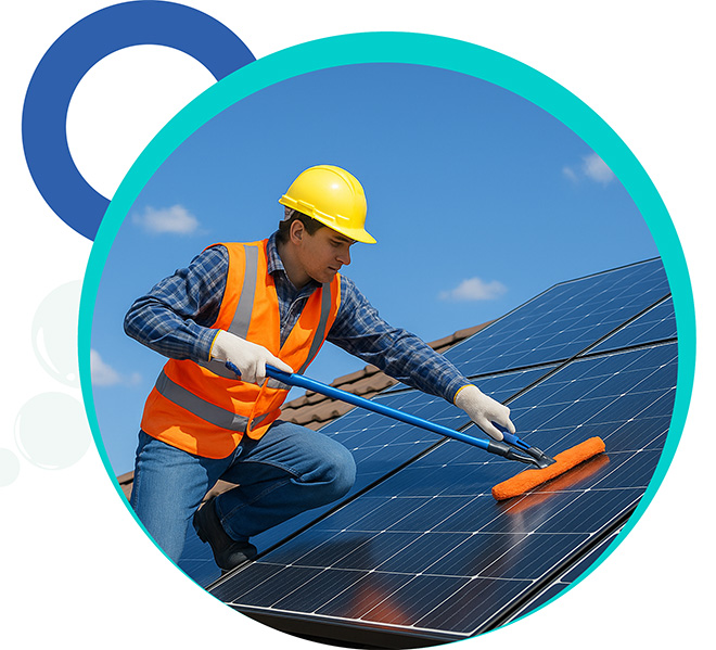 Reinigung von PV Modulen in Bad-Kissingen